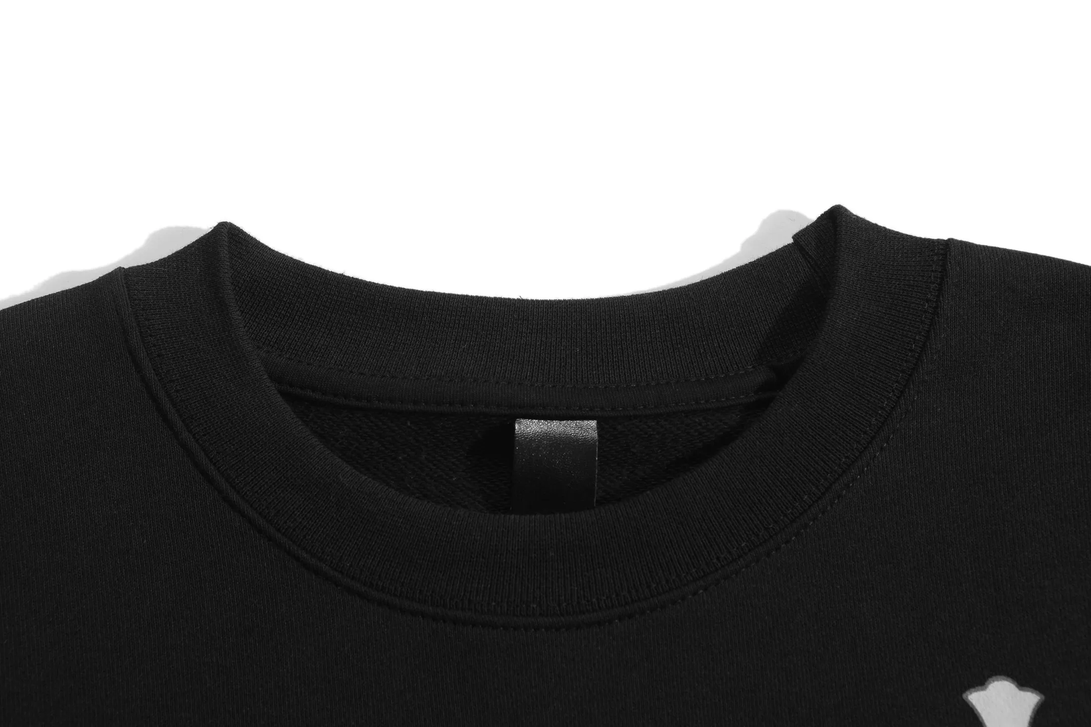 P270 Chrome Hearts Cross Slogan Metal Round Neck Sweatshirt Size: SMLXL Color: White Black